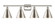Ballston Four Light Bath Vanity in Polished Chrome (405|516-4W-PC-MBC-8-PC)