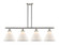 Ballston Urban Four Light Island Pendant in Brushed Satin Nickel (405|916-4I-SN-G41-L)