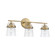 Madison Three Light Vanity in Aged Brass (65|147031AD-534) Madison Three Light Vanity in Aged Brass (65|147031AD-534)