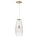 Dena One Light Pendant in Aged Brass (65|345011AD)