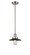 Franklin Restoration One Light Mini Pendant in Brushed Satin Nickel (405|201S-SN-M6-BK)