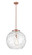 Ballston One Light Pendant in Antique Copper (405|221-1S-AC-G1215-18)