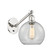 Ballston One Light Wall Sconce in Polished Nickel (405|317-1W-PN-G122-8)