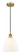 Edison One Light Mini Pendant in Brushed Brass (405|616-1P-BB-GBD-91)