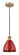 Edison One Light Mini Pendant in Brushed Brass (405|616-1P-BB-MBD-75-RD)