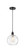 Edison One Light Mini Pendant in Matte Black (405|616-1P-BK-G1215-8)