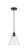Edison One Light Mini Pendant in Matte Black (405|616-1P-BK-GBC-84)