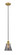 Edison One Light Mini Pendant in Brushed Brass (405|616-1PH-BB-G63)