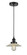 Edison One Light Mini Pendant in Matte Black (405|616-1PH-BK-G2)