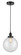 Edison One Light Mini Pendant in Matte Black (405|616-1PH-BK-G202-10)