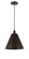Edison One Light Mini Pendant in Oil Rubbed Bronze (405|616-1P-OB-MBC-12-OB)