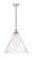 Edison One Light Pendant in Polished Nickel (405|616-1P-PN-GBC-164)