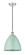 Edison One Light Mini Pendant in Polished Nickel (405|616-1P-PN-MBD-12-SF)