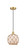 Edison One Light Mini Pendant in Satin Gold (405|616-1P-SG-G121-8RB)