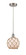 Edison One Light Mini Pendant in Brushed Satin Nickel (405|616-1P-SN-G121-8RB)