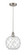 Edison LED Mini Pendant in Brushed Satin Nickel (405|616-1P-SN-G122-10RW-LED)