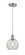 Edison One Light Mini Pendant in Brushed Satin Nickel (405|616-1P-SN-G122-8)