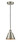 Edison LED Mini Pendant in Brushed Satin Nickel (405|616-1P-SN-M8-LED)