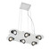 VISION VISION,6LT LED PENDANT,W/B in White/Black (40|29484-010)