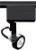 Track Heads Black One Light Track Head in Black (72|TH239)