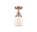 Caden One Light Flush Mount in Antique Copper (405|447-1C-AC-G51)