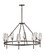 Ana LED Chandelier in Black Oxide (13|38258BX)