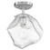 Boulder LED Semi Flush Mount in Mirrored Stainless Steel (18|63125LEDDLP-MSS/CLR)