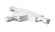 Track Parts T Joiner in White (72|TP148)