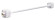 Track Parts 18'' Extension Wand in White (72|TP159)