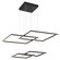 Squared LED Pendant in Black (18|63968LEDD-BL/ACR)