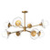 Francesca Eight Light Chandelier in Aged Gold/Clear Glass (452|CH517338AGCL)