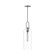 Soji One Light Pendant in Brushed Nickel/Clear Glass (452|PD401606BNCL)