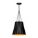 Plisse One Light Pendant in Matte Black (452|PD528012MB)