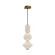 Bijou LED Pendant in Aged Gold/Opal Matte Glass (452|PD530341AGOP)