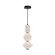 Bijou LED Pendant in Matte Black/Opal Matte Glass (452|PD530341MBOP)
