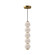 Bijou LED Pendant in Aged Gold/Opal Matte Glass (452|PD531515AGOP)