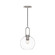 Soji One Light Pendant in Brushed Nickel/Clear Glass (452|PD601608BNCL)