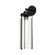 Belmont One Light Vanity in Clear Water Glass/Matte Black (452|WV536005MBWC)