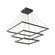Piazza LED Chandelier in Black (347|CH88332-BK)