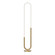 Huron LED Floor Lamp in Brushed Gold (347|FL95150-BG)