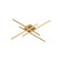 Vega Minor LED Flush Mount in Brushed Gold (347|FM18232-BG)