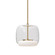 Enkel LED Pendant in Clear/Brushed Gold (347|PD70610-CL/BG)