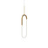 Huron LED Pendant in Brushed Gold (347|PD95108-BG)