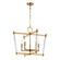 Lucent Five Light Chandelier in Heritage (16|16103CLHR)