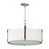 Sausalito Four Light Pendant in Weathered Zinc / Brown Suede (16|16135FTWZBSD)
