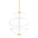 Palermo LED Pendant in Aged Brass (70|5319-AGB)
