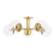 Meadow Five Light Semi Flush Mount in Aged Brass (428|H503605-AGB)