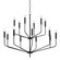 Bailey 15 Light Chandelier in Aged Brass/Soft Black (428|H516815-AGB/SBK)