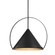 Mari One Light Pendant in Gold Leaf/Soft Black Combo (67|F1824-GL/SBK)