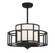Oslo Four Light Fan D'Lier in Matte Black (51|30-FD-126-89)